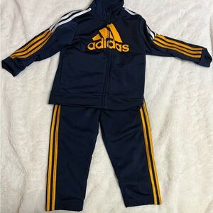 Adidas Navy and Gold Tracksuit 24 months